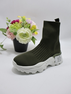 Buty sportowe damskie na płaskim (36-41) Y562 GREEN
