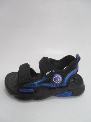 Sandały chłopięce (32-37) D991 BLACK/BLUE