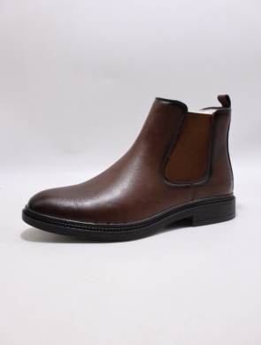 Botki męskie ocieplane (40-45) 63528-3 BROWN