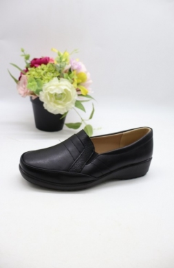 Półbuty damskie na płaskim (36-41) C01 BLACK