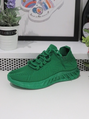 Buty sportowe damskie na płaskim (36-41) TA27 GREEN