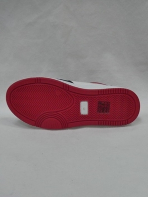 Buty sportowe damskie na płaskim (36-41) 2213 BLACK/RED