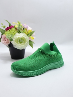 Buty sportowe damskie na płaskim (36-41) TA207 GREEN
