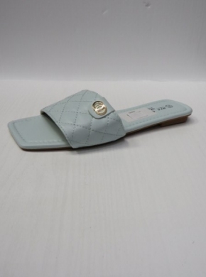 Klapki damskie na płaskim (36-41) SS-100 L.BLUE