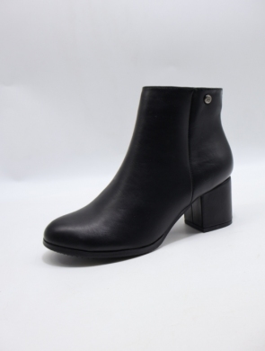 Botki damskie ocieplane na obcasie (36-41) B9167 PU