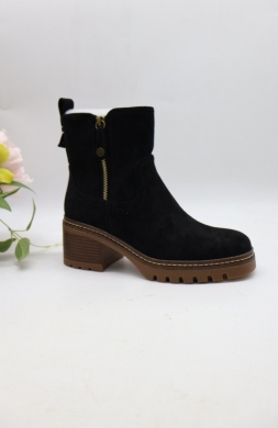 Botki damskie na obcasie (36-41) 1986-11 BLACK
