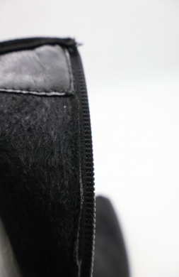 Botki damskie ocieplane na obcasie (36-41) 588-76 BLACK