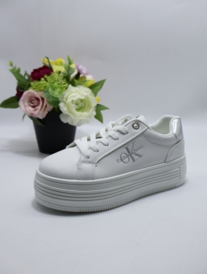Buty sportowe damskie na płaskim (36-41) SJ2602-2 SILVER