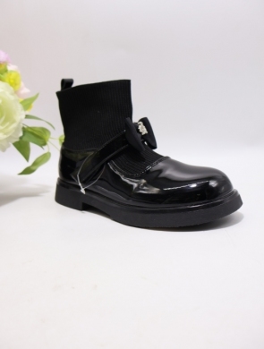 Botki dziewczęce ocieplane (31-36) GC19 BLACK