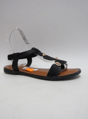 Sandały damskie na płaskim (36-41) W536-1 BLACK