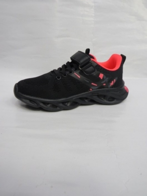 Buty sportowe dziewczęce (32-37) EC218 BLACK/RED