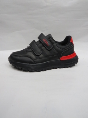 Buty sportowe chłopięce (32-37) A129 BLACK/RED
