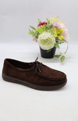 Półbuty damskie na płaskim (36-41) 7234 BROWN