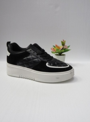 Buty sportowe damskie na płaskim (36-41) 8-20 BLACK