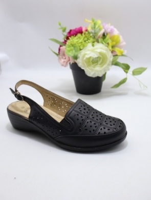 Sandały damskie na koturnie (36-42) FL669 BLACK