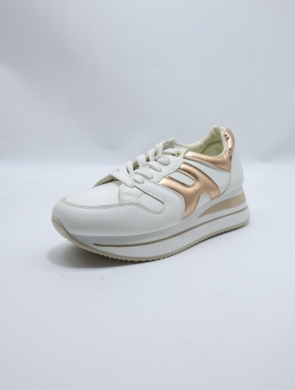 Buty sportowe damskie na koturnie (36-41) AB1733 WH/CHAM
