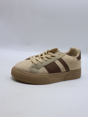 Buty sportowe damskie na płaskim (36-41) X-182 KHAKI