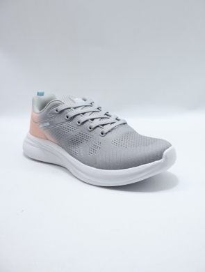 Buty sportowe damskie na płaskim (37-41) LXC8605-H LGREY/PINK