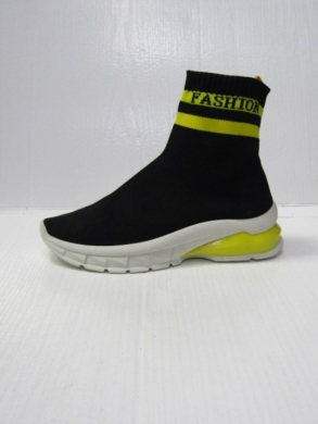 Buty sportowe damskie na płaskim (36-41) 8069 BLACK