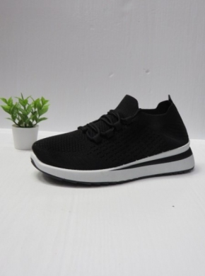 Buty sportowe damskie na płaskim (36-41) K2117 BLACK