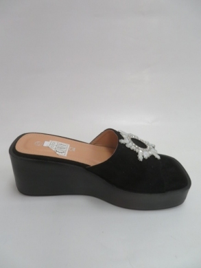 Sandały damskie na koturnie (36-41) 9008 BLACK