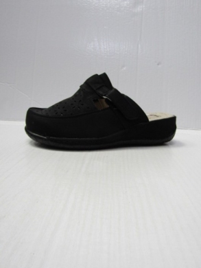Klapki damskie na płaskim (36-42) 9710 BLACK
