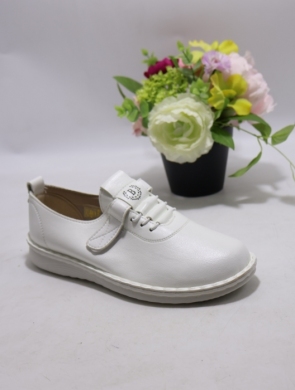 Półbuty damskie na płaskim (36-41) CC1017-2 WHITE