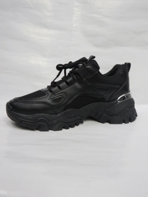 Sneakersy damskie niskie (36-41) 6810-21 BLACK