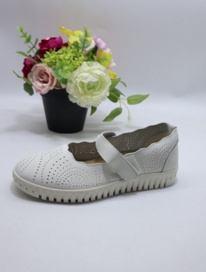 Półbuty damskie na płaskim (36-41) YEHJ-310 WHITE