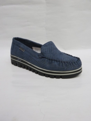 Mokasyny damskie na płaskim (36-41) 0500 NAVY