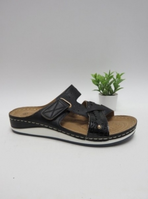 Klapki damskie na koturnie (36-41) W360 BLACK