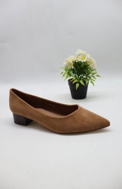 Czółenki damskie na obcasie (36-41) H8-1370 CAMEL
