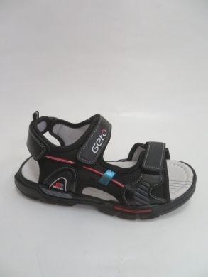 Sandały chłopięce (32-37) D931 BLACK/RED