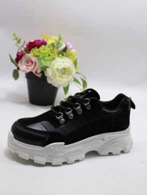 Buty sportowe damskie na płaskim (37-41) AB875 BLACK