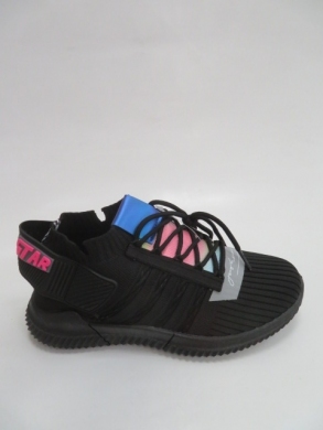 Sneakersy damskie niskie (36-41) 3501-9 ALL BLACK