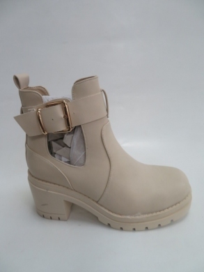 Botki damskie jesienne na obcasie (36-41) M616 BEIGE