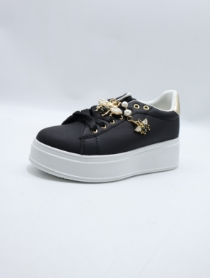 Buty sportowe damskie na płaskim (36-41) 6008 BLACK