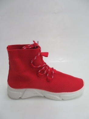 Sneakersy damskie wysokie (36-41) BL1755  RED
