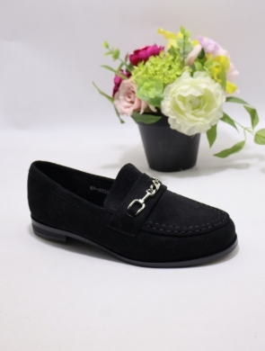 Mokasyny damskie na płaskim (36-41) H8-1053 BLACK