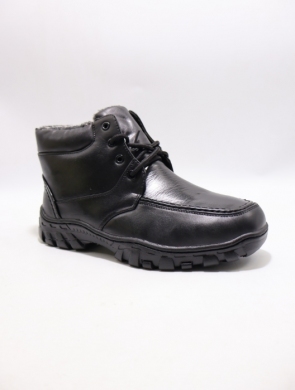Botki męskie ocieplane (40-46) F172-19 BLACK