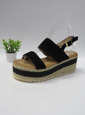 Sandały damskie na koturnie (36-41) BL305 BLACK