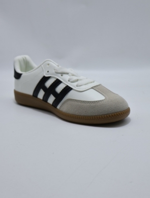 Buty sportowe damskie na płaskim (36-41) FZL-3 WH/BLACK