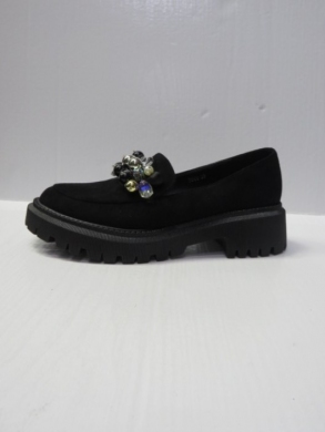 Mokasyny damskie na płaskim (36-41) DF03 BLACK
