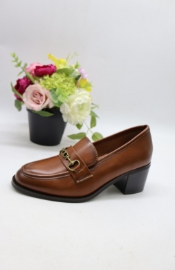 Mokasyny damskie na koturnie (36-41) 570 CAMEL