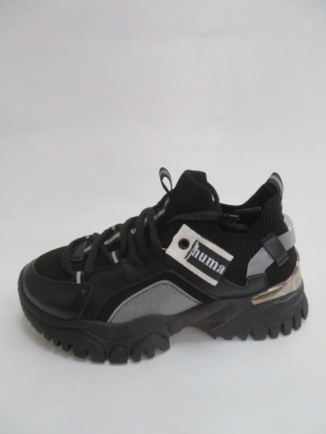 Sneakersy damskie niskie (36-41) V2003 BLACK