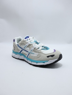 Buty sportowe damskie na płaskim (36-41) SANT-149 BEIGE/AQUA
