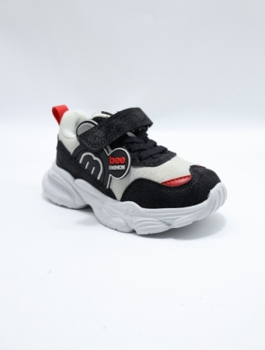 Buty sportowe dziewczęce (23-28) EA326 BLACK