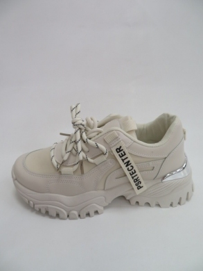 Sneakersy damskie niskie (36-41) AB106 BEIGE