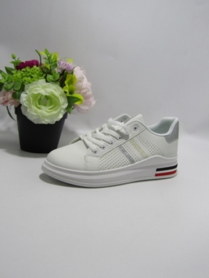 Buty sportowe damskie na płaskim (36-41) SJ2351-2 SILVER