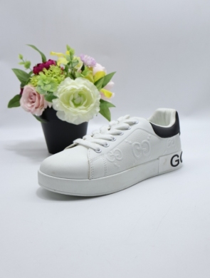 Buty sportowe damskie na płaskim (36-41) MB150 WH/BLACK